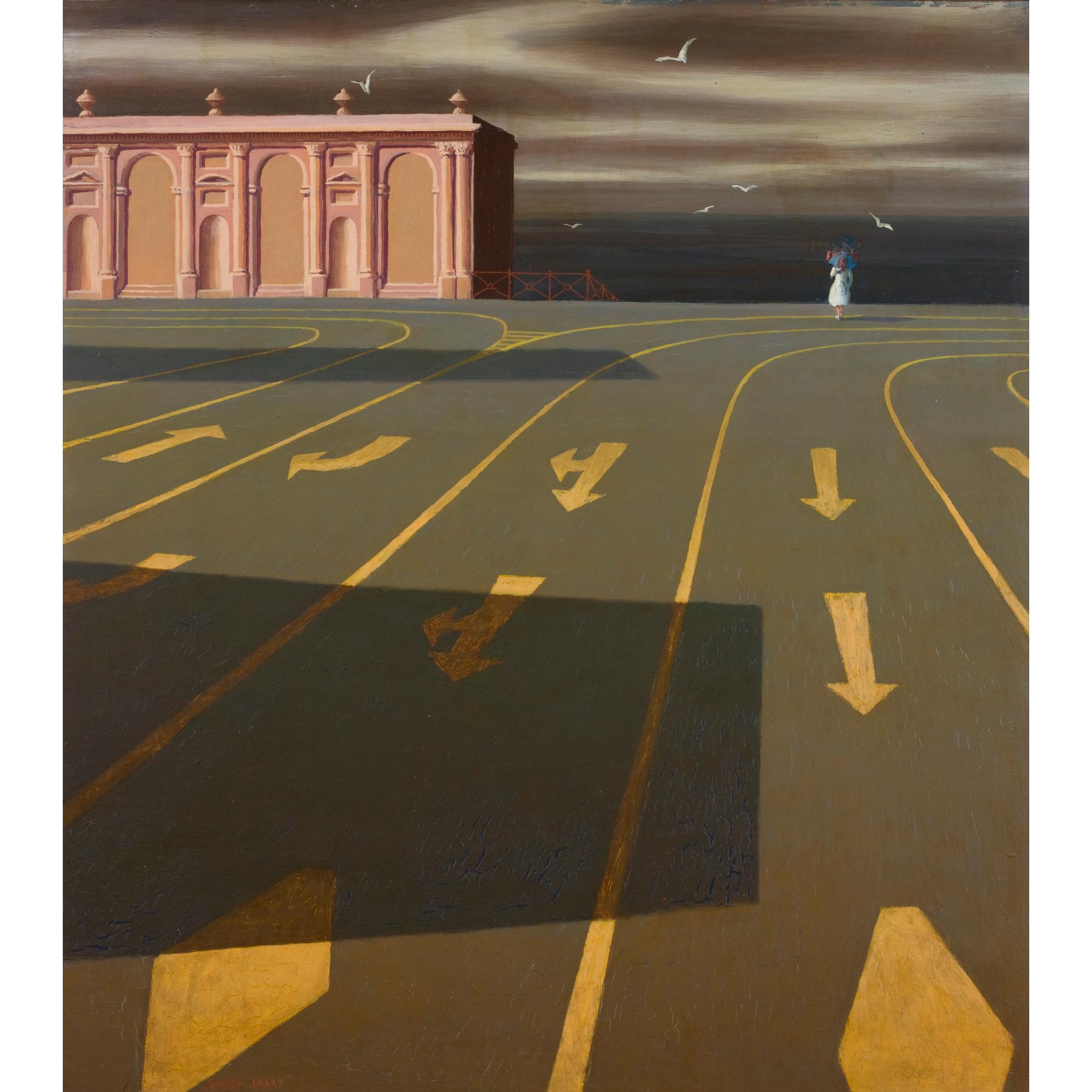 Jeffrey Smart - Australian The Road