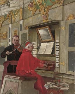 Jehan-Georges Vibert - A duet at the organ