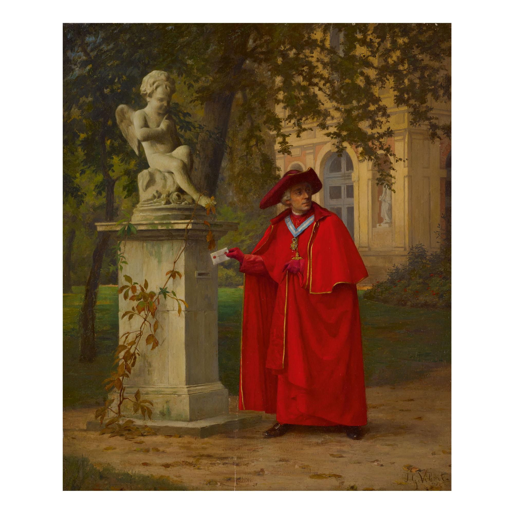 Jehan Georges Vibert - A Secret Letter