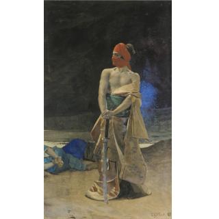 Jehan-Georges Vibert - The Victorious Warrior