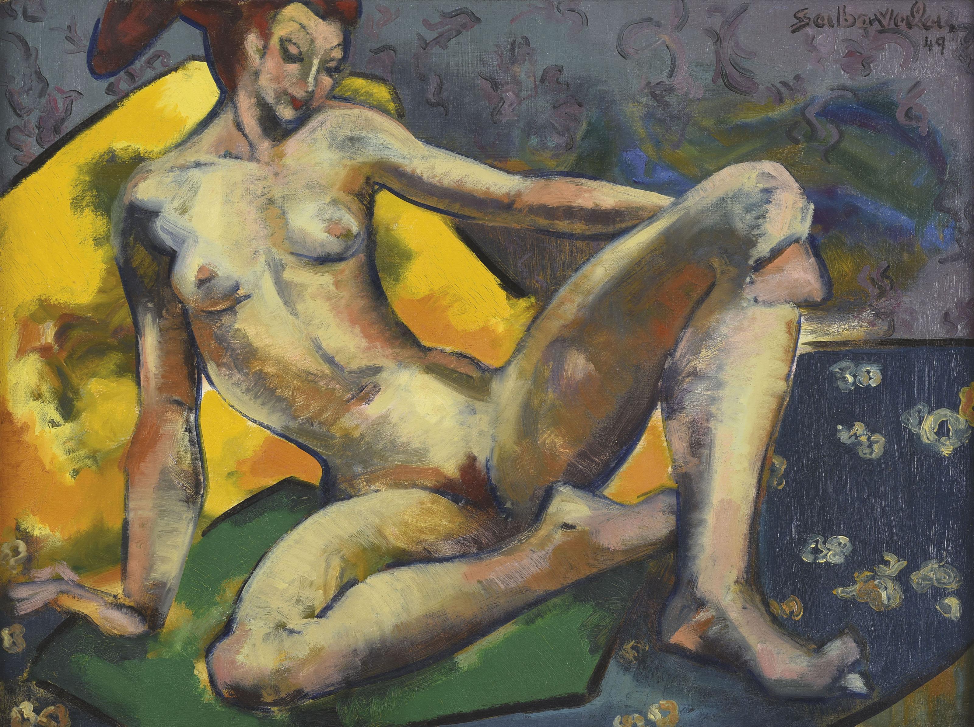 Jehangir Sabavala - Nude