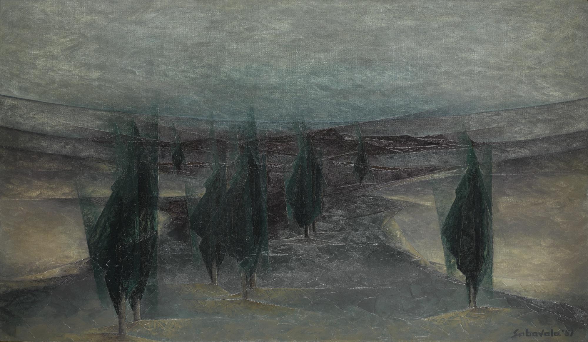 Jehangir Sabavala - Sentinel Trees