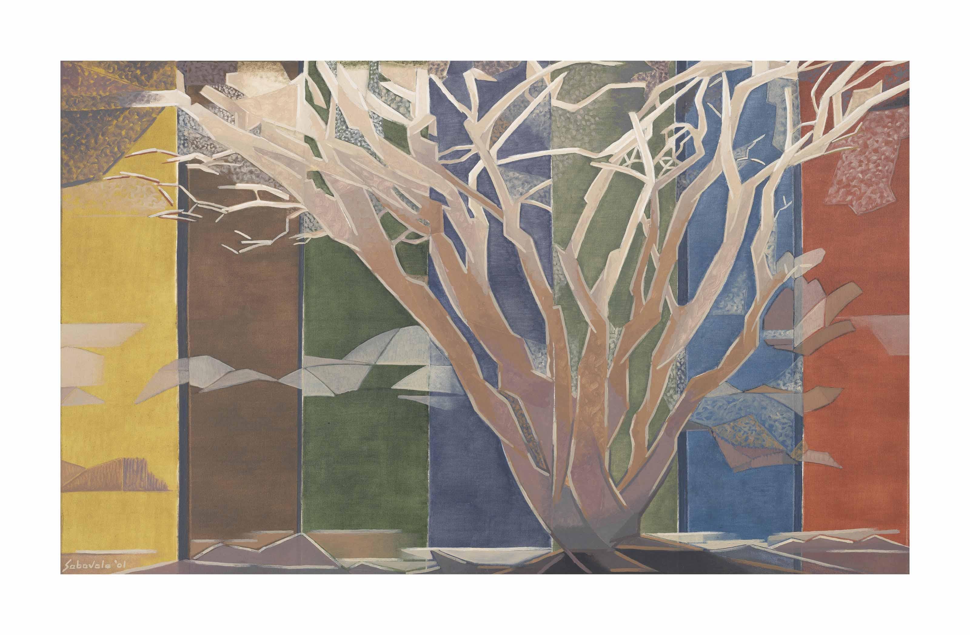 Jehangir Sabavala - Stag-Antlered Tree II