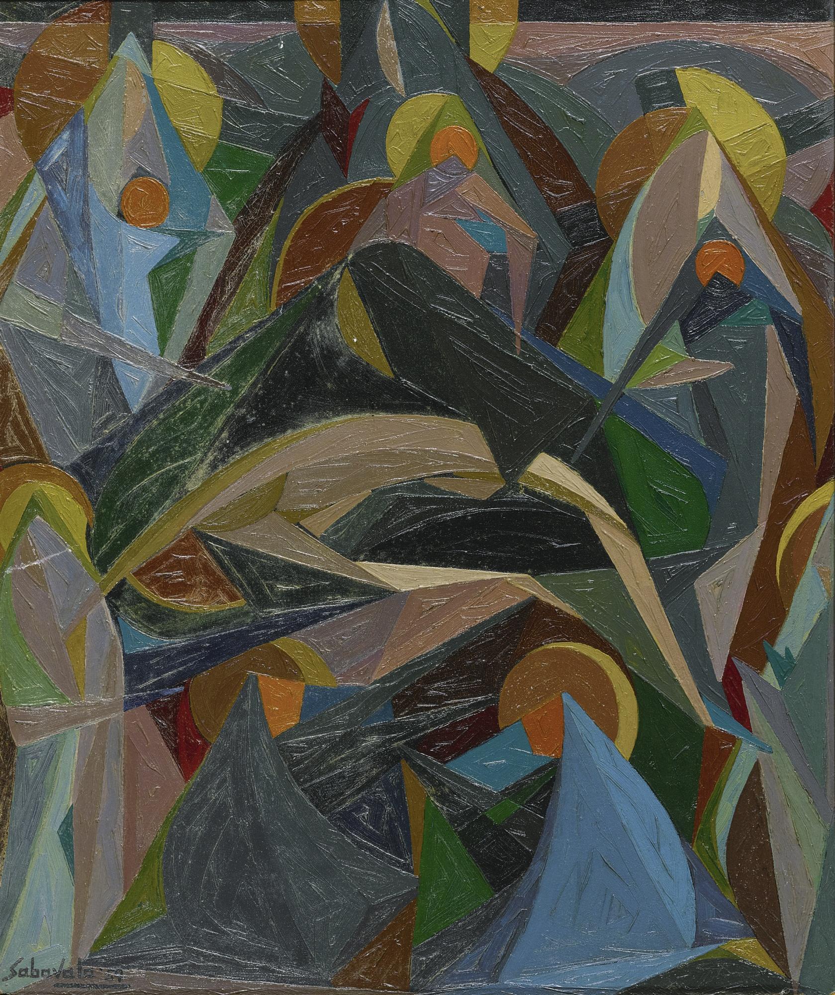 Jehangir Sabavala - The Descent From The Cross