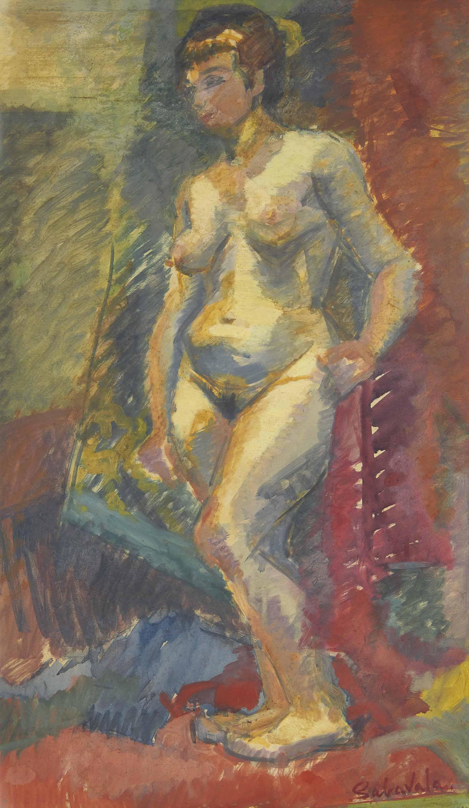 Jehangir Sabavala - Untitled (Sculptor\'s Model)