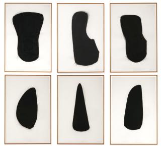 Jene Highstein - Abstract Compositions In Black And White: A Group Of Six