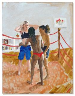 Jenna Gribbon - Mackenzie Djassi and Rita in my living room preparing to wrestle