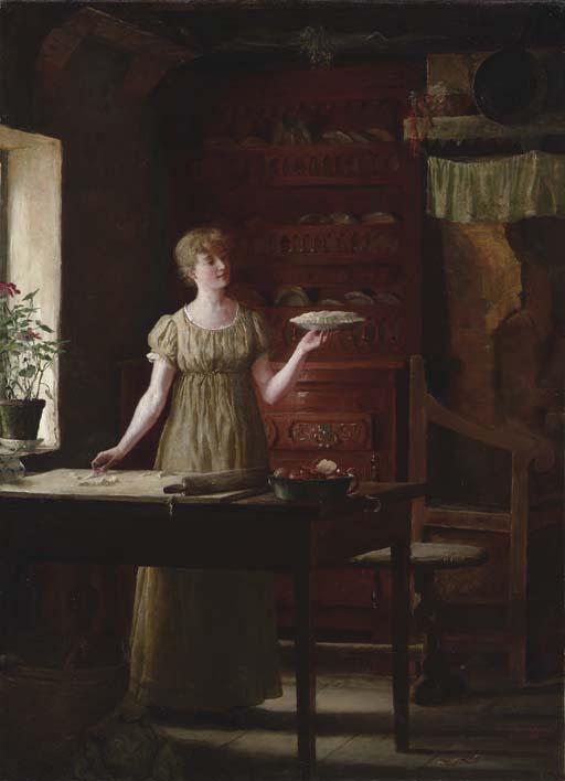 Jennie Brownscombe - Ready For The Oven