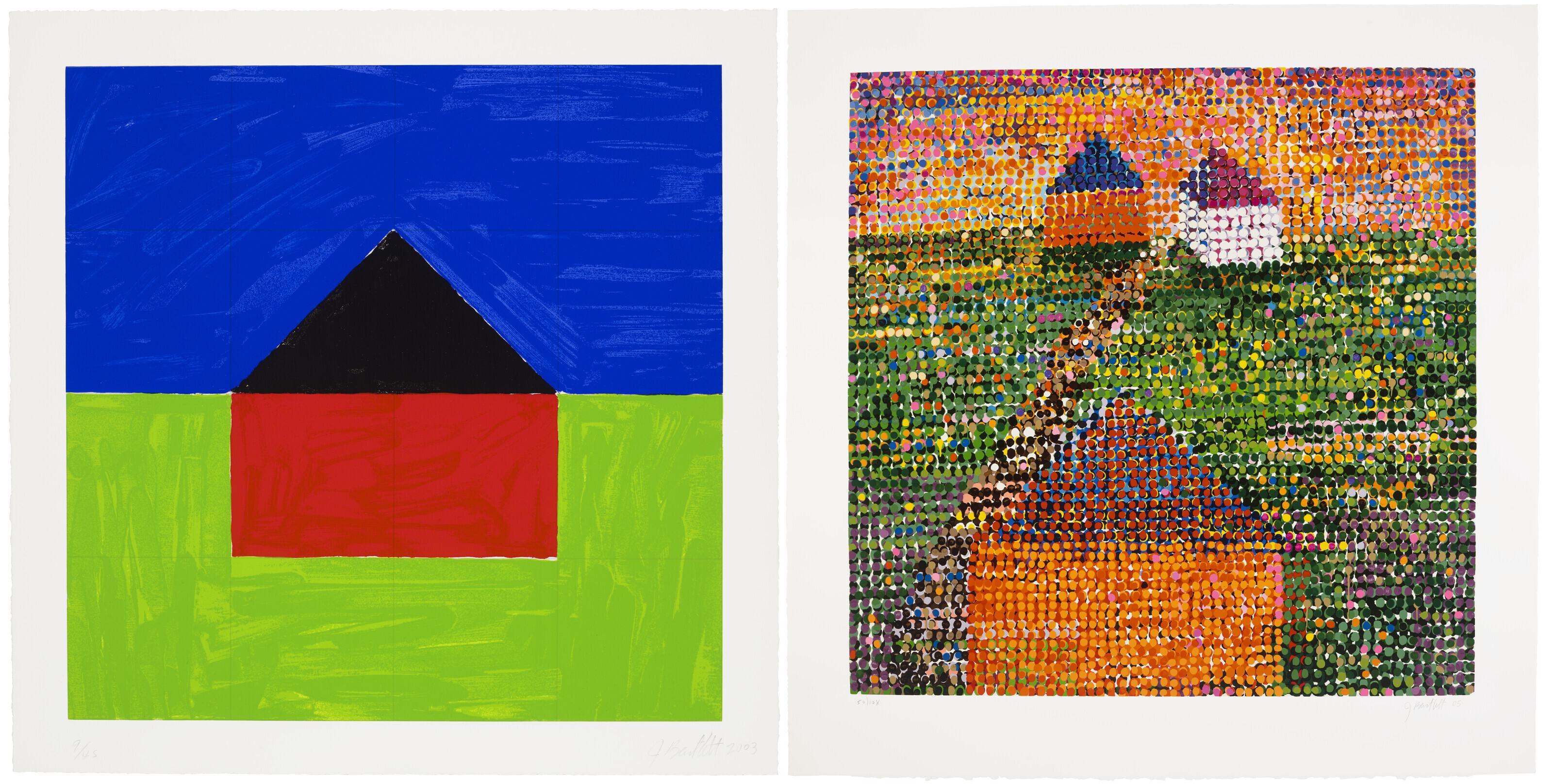 Jennifer Bartlett - Two Prints by the Artist