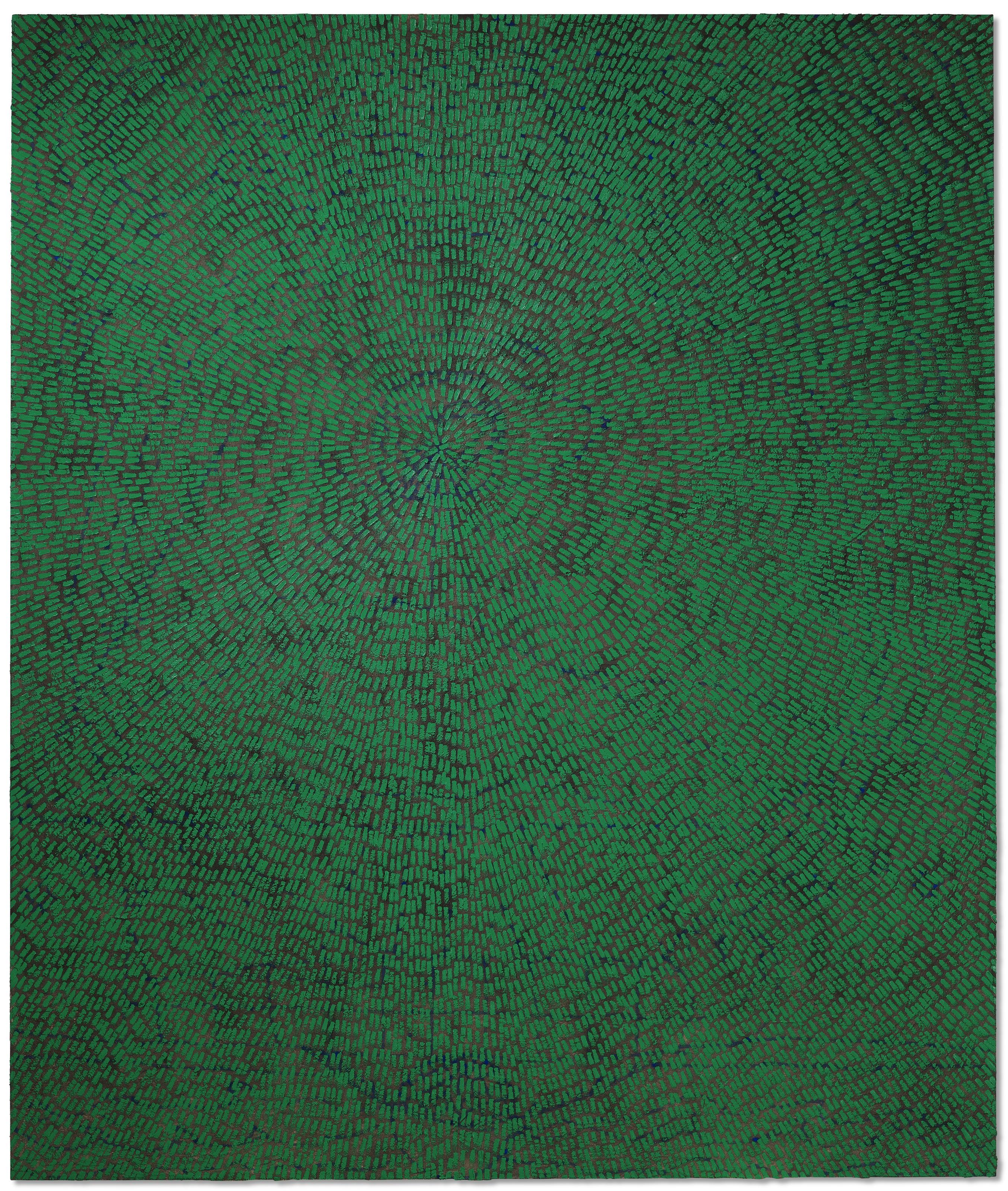 Jennifer Guidi - Elements of All Entities (Universe Mandala SF #6G, Green, Black Sand)