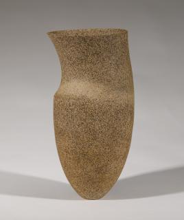 Jennifer Lee - Rust, Spangled, Asymmetric Pot, Pale Band