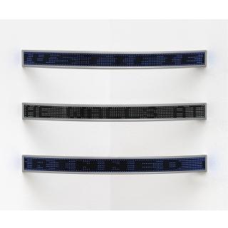 Jenny Holzer - Blue Curve / White Curve / Blue Curve