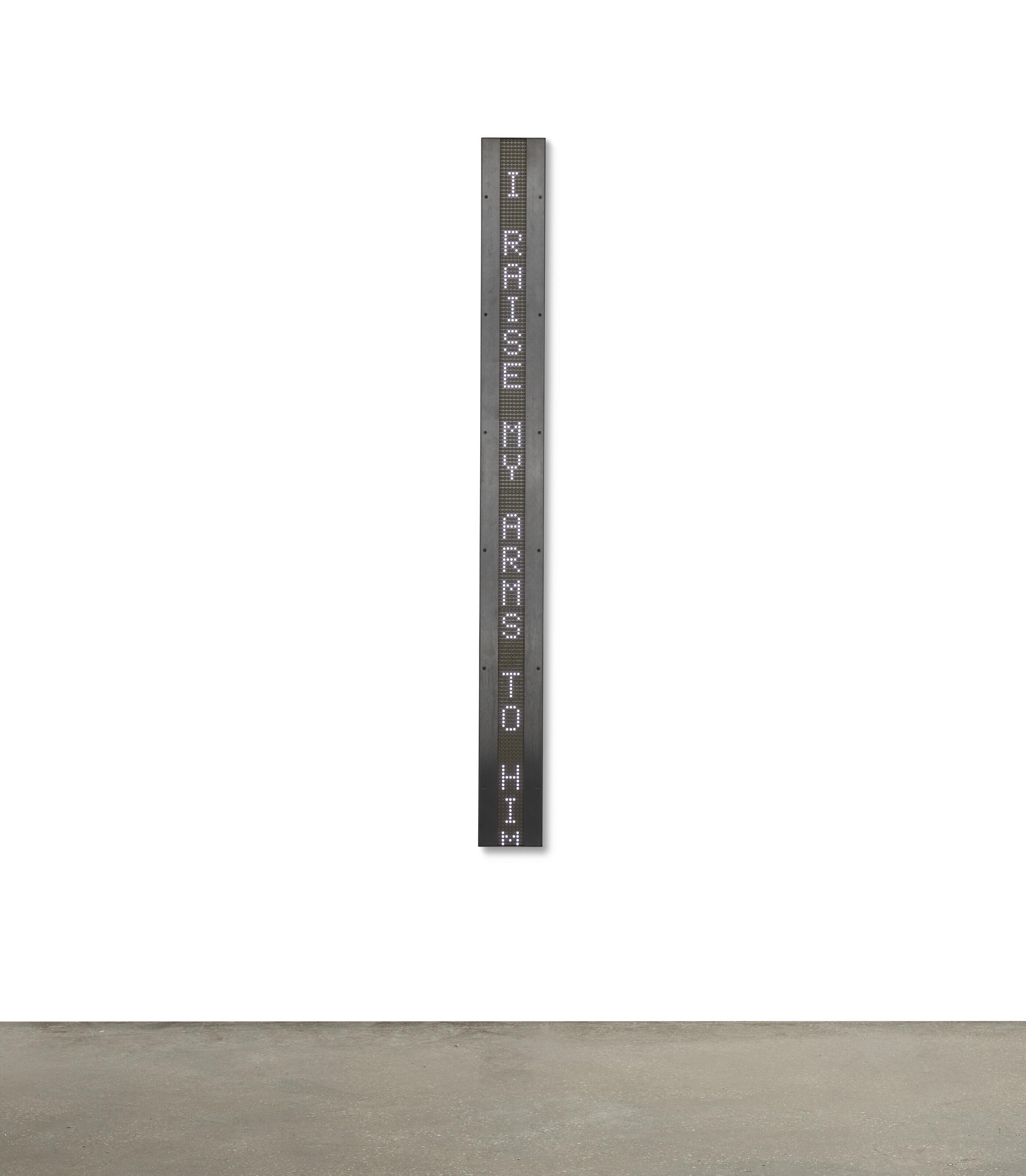 Jenny Holzer - Erlauf, Blue