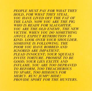 Jenny Holzer - Folge von 12 Bll.: Truisms and Essays
