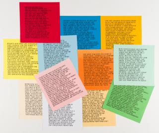 Jenny Holzer - Inflammatory Essay, 1979-1982