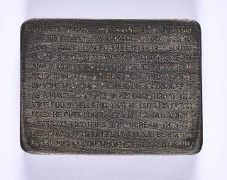 Jenny Holzer - Inflammatory Essays: Shriek When the Pain Hits During Interrogation.