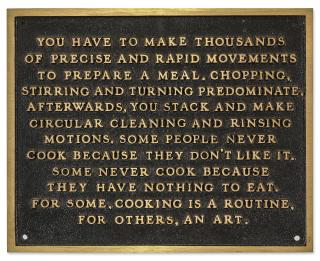 Jenny Holzer - Living: You have to make thousands of precise...