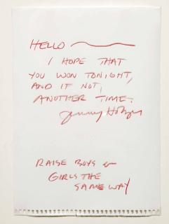 Jenny Holzer - Raise Boys & Girls The Same Way