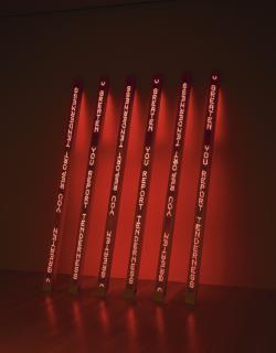Jenny Holzer - Red Tilt