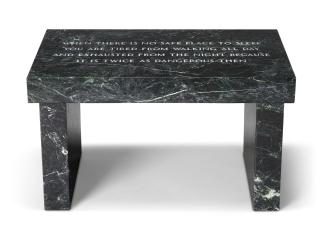 Jenny Holzer - Selection from Survival: When there is no safe place...