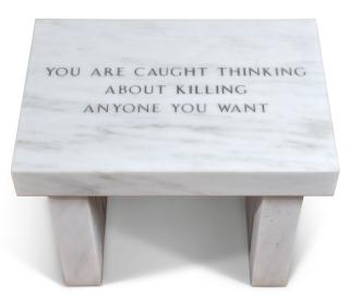 Jenny Holzer - Selection from Survival: You are caught...