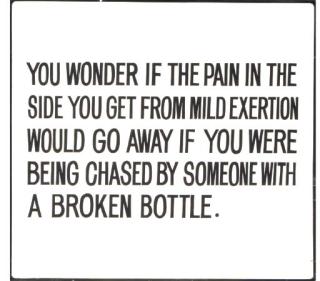 Jenny Holzer - Selection from the living series