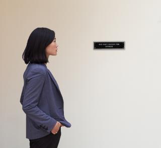 Jenny Holzer - The Survival Series: Men Don\'T Protect You Anymore