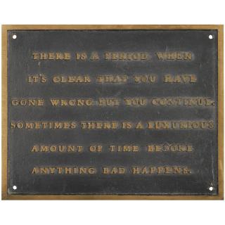 Jenny Holzer - There Is A Period When It\'S Clear... (Selection From The Living Series)