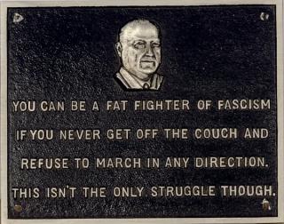 Jenny Holzer - Untitled from the Survival Series (you can be a fat...)