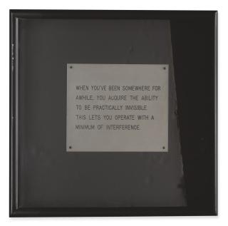 Jenny Holzer - Untitled (The Living Series)