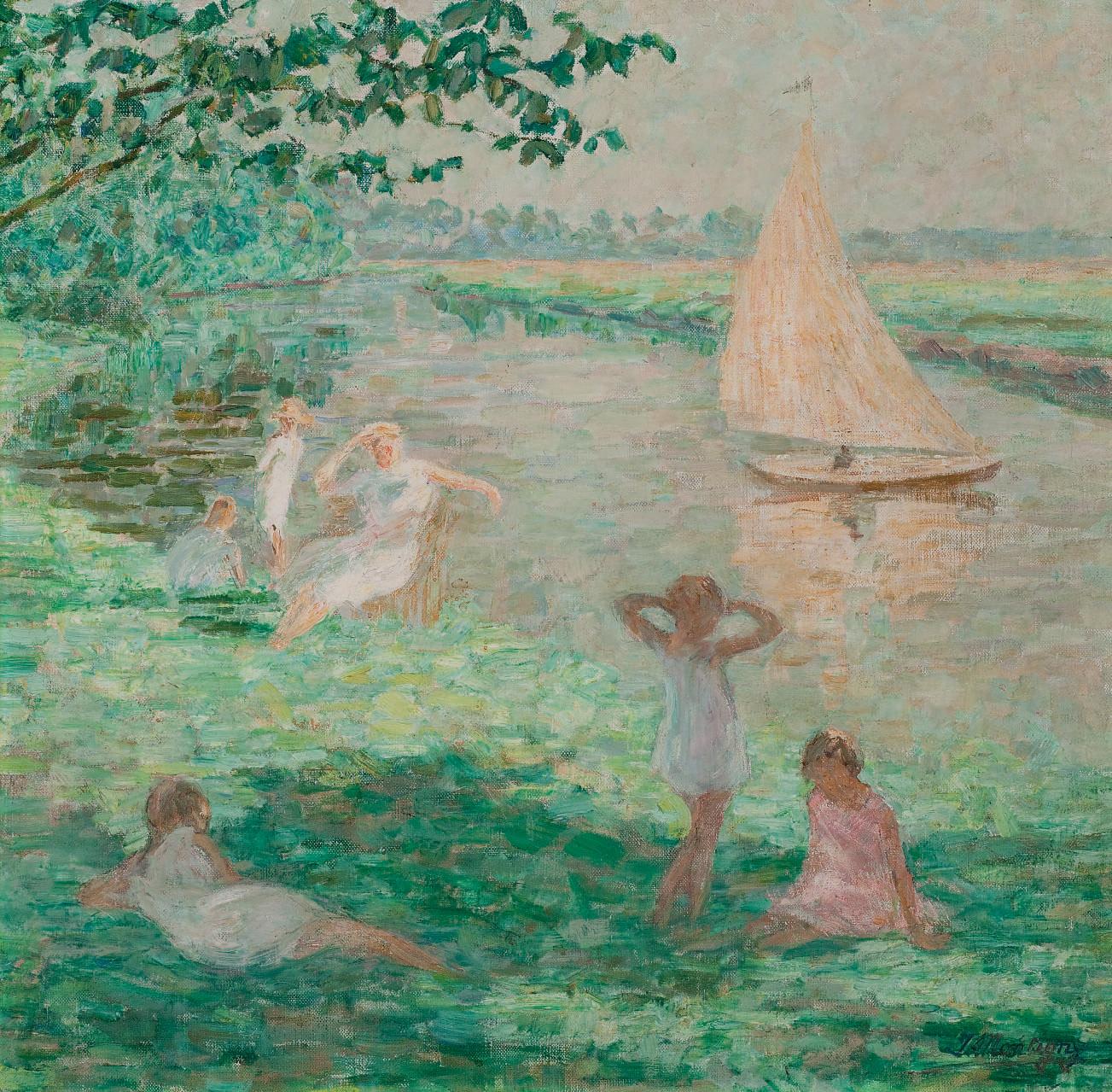 Jenny Montigny - Jeunes filles au bord de la Lys