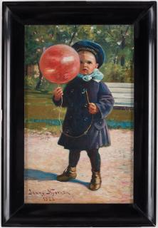 Jenny Nyström - A boy with red balloon