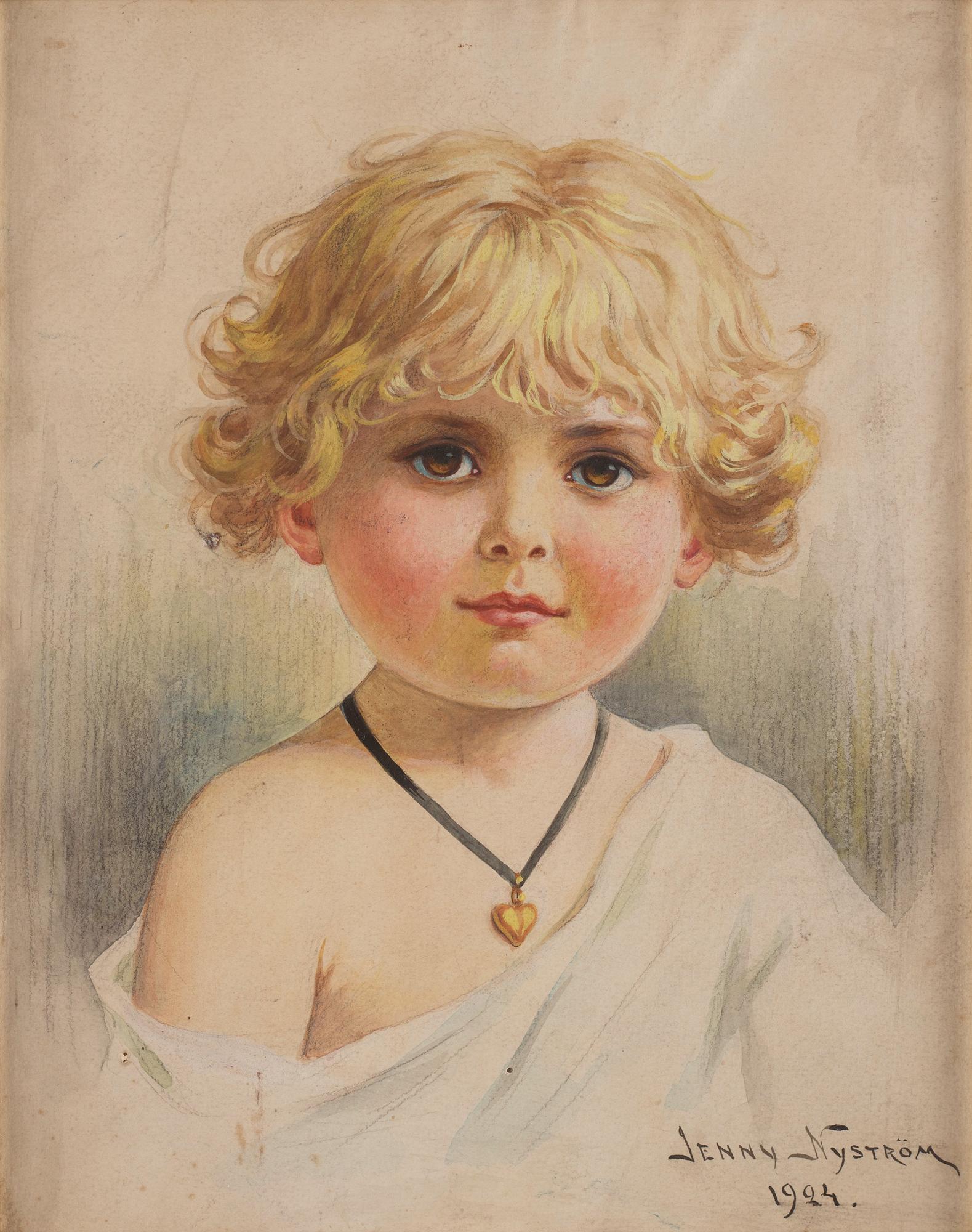 Jenny Nyström - Girl with Necklace