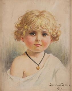 Jenny Nyström - Girl with Necklace