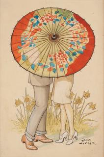 Jenny Nyström - Kurtis under parasol