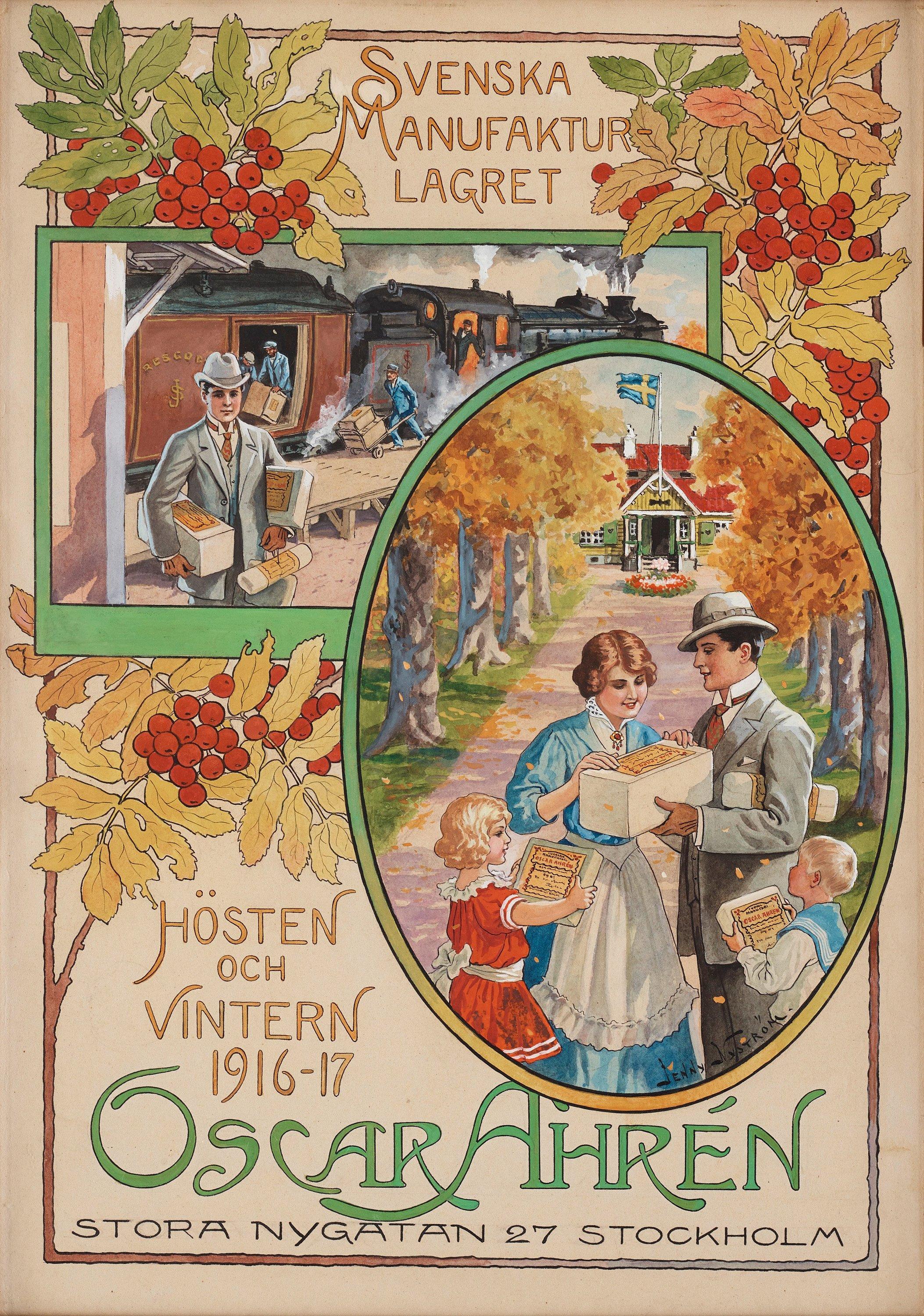 Jenny Nyström - Original Illustration for Mail Order Catalogue