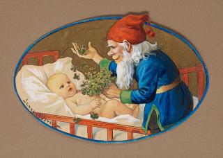 Jenny Nyström - Santa Claus bringing luck