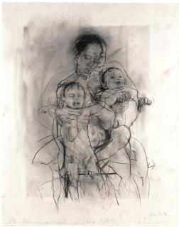 Jenny Saville - Mother and Child (After the Leonardo Cartoon)