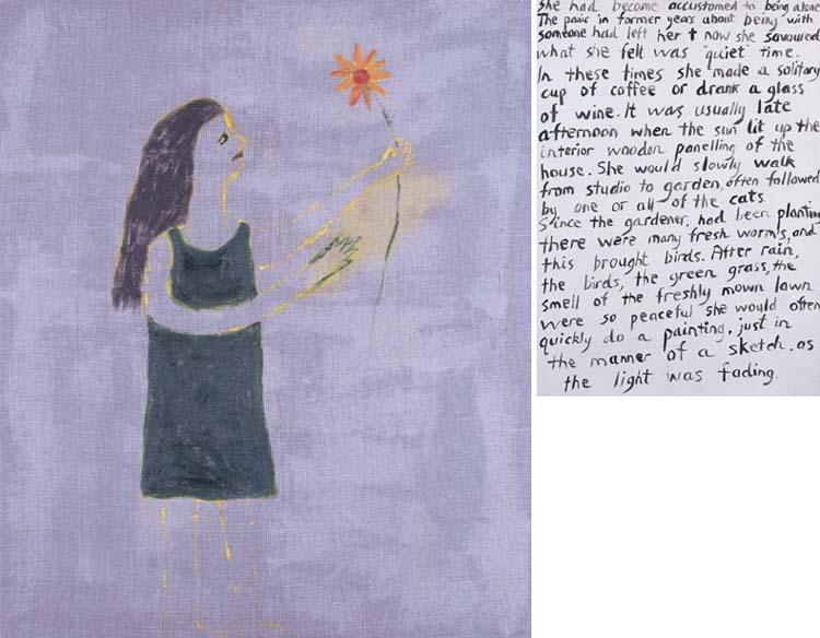 Jenny Watson - Girl With Flower