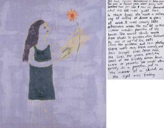 Jenny Watson - Girl With Flower