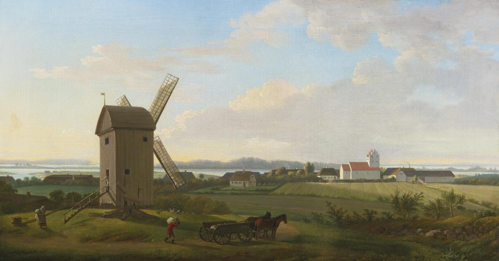 Jens Juel - View Of Gamborg On Fyn