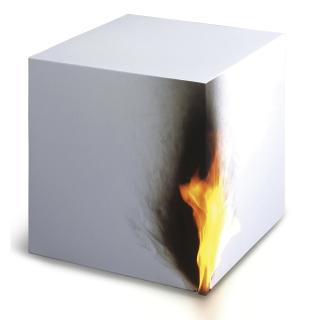 Jeppe Hein - Burning Cube