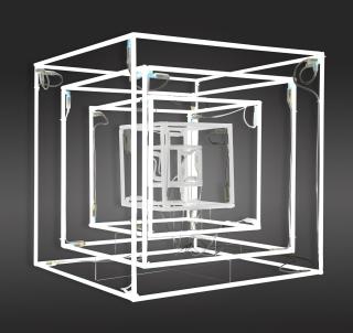 Jeppe Hein - Extended Neon Cube 20/40/60/80/100