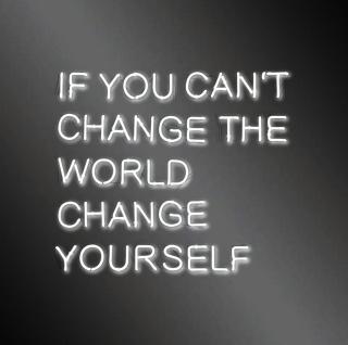 Jeppe Hein - If You Cant Change the World, Change yourself