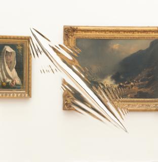 Jeppe Hein - Left Diagonal Cut