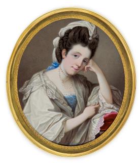 Jeremiah Meyer, R.A. - Portrait Of A Lady, Circa 1770