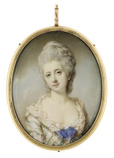 Jeremiah Meyer - Portrait Of Jane, Duchess Of Gordon (1748-1812), Née Maxwell, Circa 1775