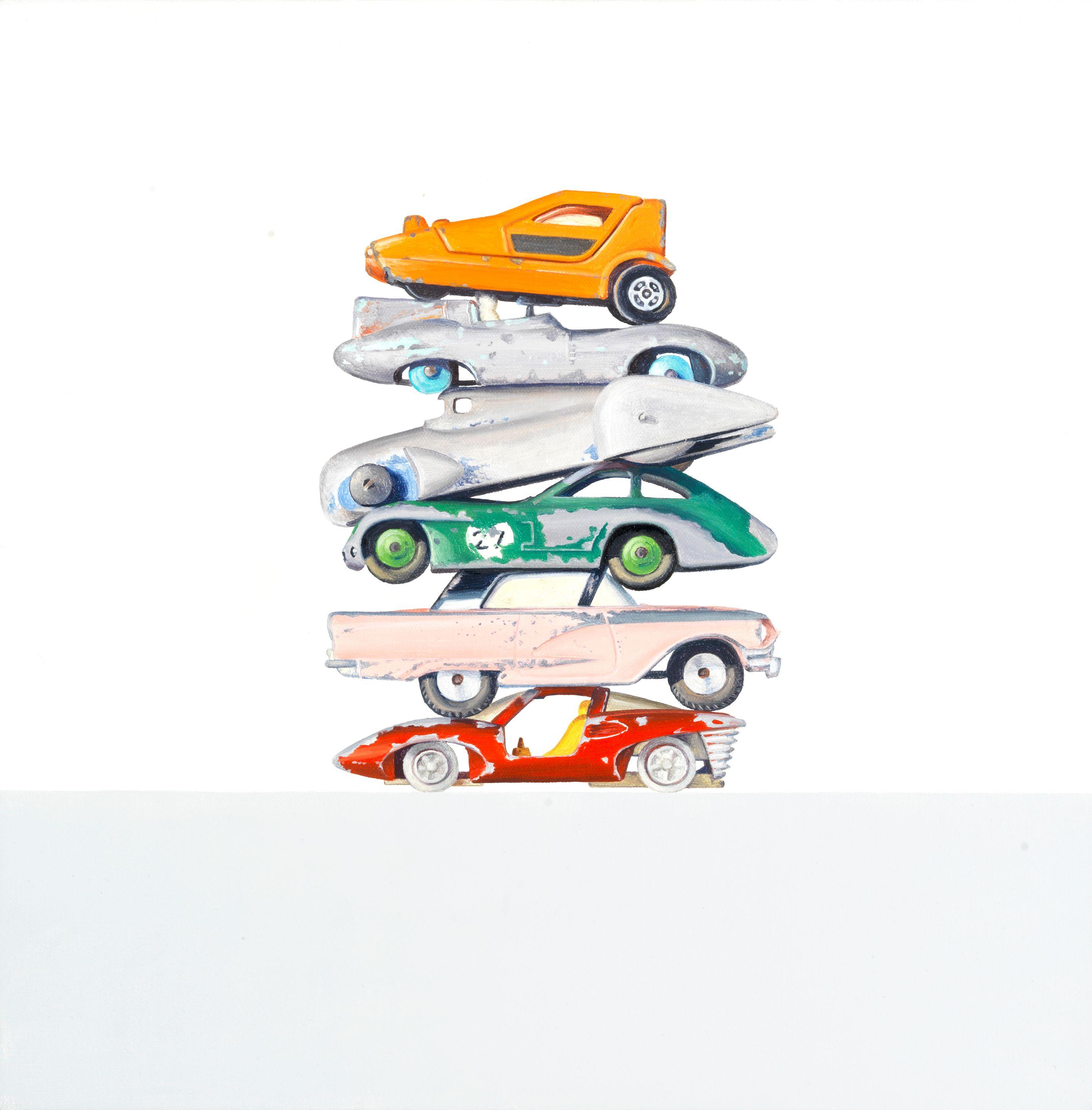 Jeremy Dickinson - Junkyard Stack with Bond Bug, 2000