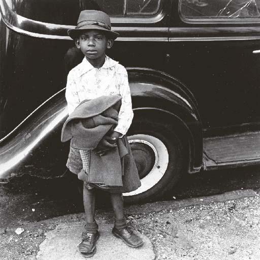 Jerome Liebling - Boy and Car, NYC