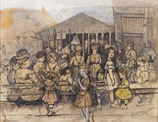 Jerome Myers - People in the Park